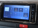 BluetoothやCD、DVD、TVなど使用可能で運転中も快適に過ごせます!!