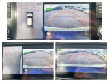 【アラウンドビューモニター】駐車時にまるで空から自分の車を見ているかのような映像を映し出して、安全に確認できる機能です!サイドやバックカメラに切り替えられるので、駐車状況等に合わせて使い分けられます!