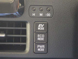 パワーモード、エコモード、EVモード付きです。エコモードに切り替えることで、燃費の向上をサポートしてくれます!
