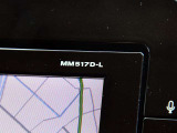 日産純正ナビゲーション9インチの大画面MM517D-Lが付いています。