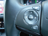 オーディオコントロールスイッチがハンドルに装備されているのでハンドルから手を離さずに運転が可能です。