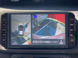 アラウンドビューモニター装備。前後左右4つのカメラから解析した、まるで上から車を見たような画像が映し出され、車の死角や駐車場の線も確認ができるようになります。日産の先進装備の1つです。