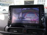 アラウンドビューモニターの画像で上から後ろからカメラがお車を守ります!