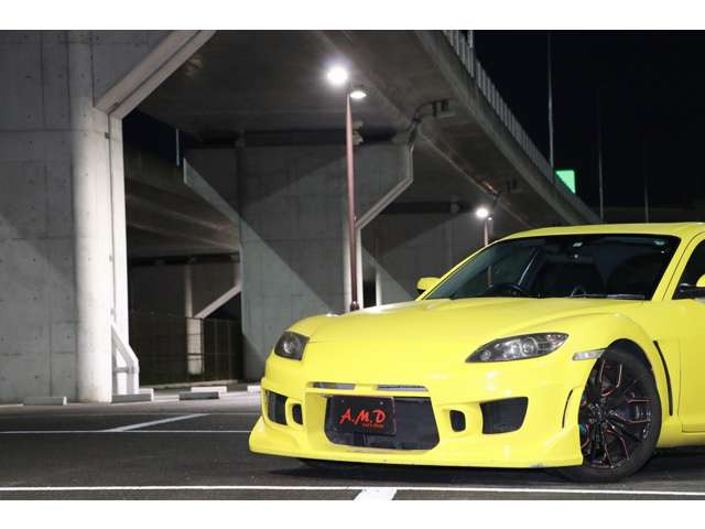 中古車 マツダ RX-8 タイプS C-WEST エアロ GTウィング 車高調 の中古車詳細 (107,000km, イエロー, 愛媛県,  39.8万円) | 中古車情報・中古車検索なら【車選びドットコム（車選び.com）】