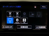 ラジオ、フルセグテレビ、CD再生、DVD再生、SD再生(音楽/動画)、SD録音(別途SDカードが必要です)、Bluetoothオーディオが使用可能です。詳しい仕様についてはスタッフまで。