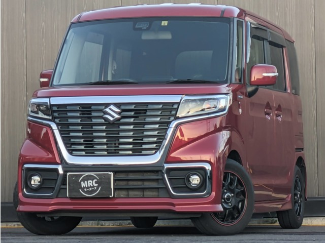 中古車 スズキ スペーシアカスタム ハイブリッド(HYBRID) GS 車検有/メモリーナビ/レーンアシスト の中古車詳細 (34,000km,  レッド, 滋賀県, 99.8万円) | 中古車情報・中古車検索なら【車選びドットコム（車選び.com）】