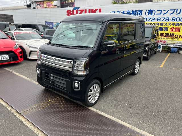 中古車 スズキ エブリイワゴン PZターボ 新型CVT車! の中古車詳細 (新車, ブラック, 大阪府, 170万円) |  中古車情報・中古車検索なら【車選びドットコム（車選び.com）】