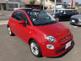 オープンカーでレッド×ベージュツートンカラーがオシャレなフィアット500Cを是非ご検討ください!!