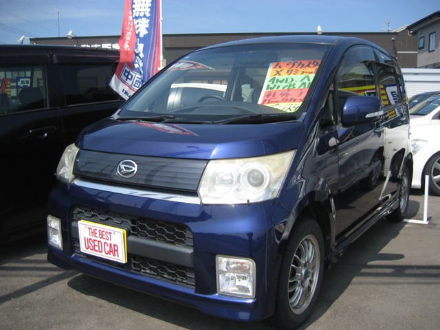 ムーヴカスタム Xリミテッド L185 4WD 車検有 機関良好 自動車本体