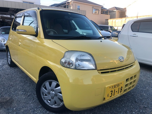 中古車 ダイハツ エッセ X 4速AT オートエアコン アルミホイル の中古車詳細 (96,000km, イエローイエロー, 大阪府, 15.8万円)  | 中古車情報・中古車検索なら【車選びドットコム（車選び.com）】