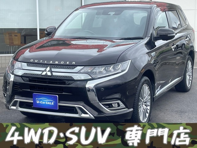 中古車 三菱 アウトランダーPHEV 2.4 G プレミアムパッケージ 4WD ワンオーナー ナビ TV BT 黒革 電動Bドア の中古車詳細  (83,000km, ブラック, 埼玉県, 205.9万円) | 中古車情報・中古車検索なら【車選びドットコム（車選び.com）】