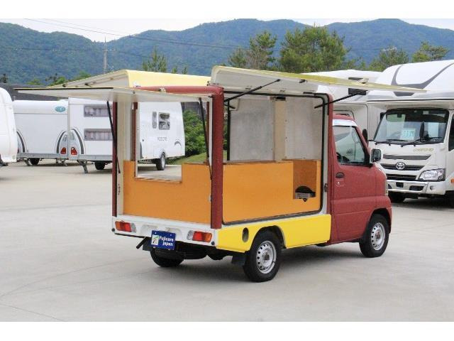 中古車 三菱 ミニキャブトラック 移動販売車 キッチンカー ケータリングカー の中古車詳細 (14,318km, 替レッド, 兵庫県, 98万円) |  中古車情報・中古車検索なら【車選びドットコム（車選び.com）】