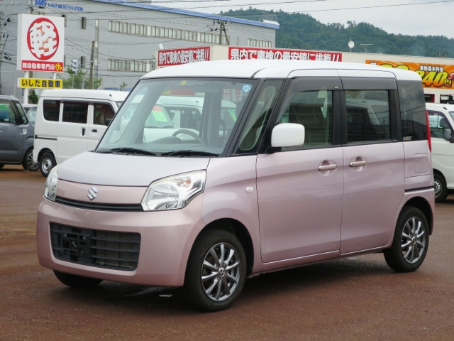 スペーシア X 4WD ナビ 電動スライド PUSH ベンチ