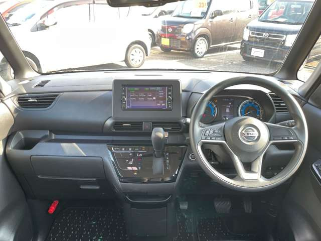 日産 ルークス ハイウェイスターX 純正ナビ/障害物センサー/全