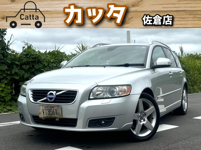 中古車 ボルボ V50 2.0 クラシック HDDナビ/ETC/黒革シート/サンルーフ の中古車詳細 (76,000km, シルバー, 千葉県,  38.8万円) | 中古車情報・中古車検索なら【車選びドットコム（車選び.com）】