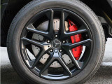 マットブラックペイント21インチAMG5ツインスポ-クアルミホイ-ル