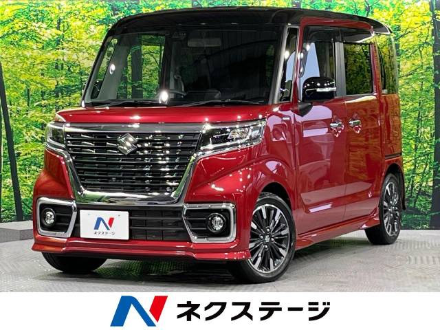 中古車 スズキ スペーシアカスタム ハイブリッド(HYBRID) XSターボ の中古車詳細 (32,770km, フェニックスレッドパール  ブラック2トーンルーフ, 静岡県, 155.2万円) | 中古車情報・中古車検索なら【車選びドットコム（車選び.com）】