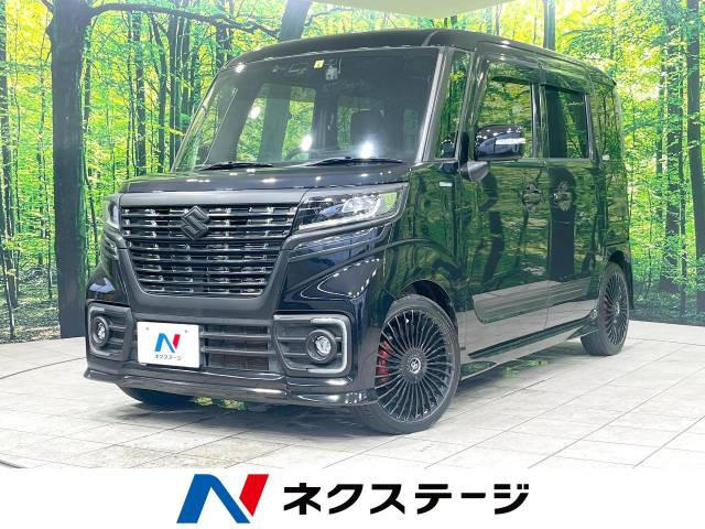 中古車 スズキ スペーシアカスタム ハイブリッド(HYBRID) XSターボ の中古車詳細 (56,424km, ブルーイッシュブラックパール3,  栃木県, 147.3万円) | 中古車情報・中古車検索なら【車選びドットコム（車選び.com）】