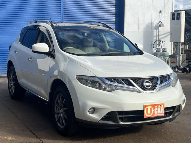 中古車 日産 ムラーノ 2.5 250XV FOUR 4WD 関東仕入 サンルーフ 革シート ETC の中古車詳細 (107,000km,  ホワイトパール, 新潟県, 54.8万円) | 中古車情報・中古車検索なら【車選びドットコム（車選び.com）】