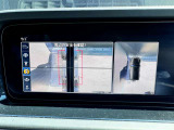 360度カメラが装備されておりますので真上から見下ろした映像を確認しながら駐車スペースへ止める事が出来ます。大変便利な機能です。