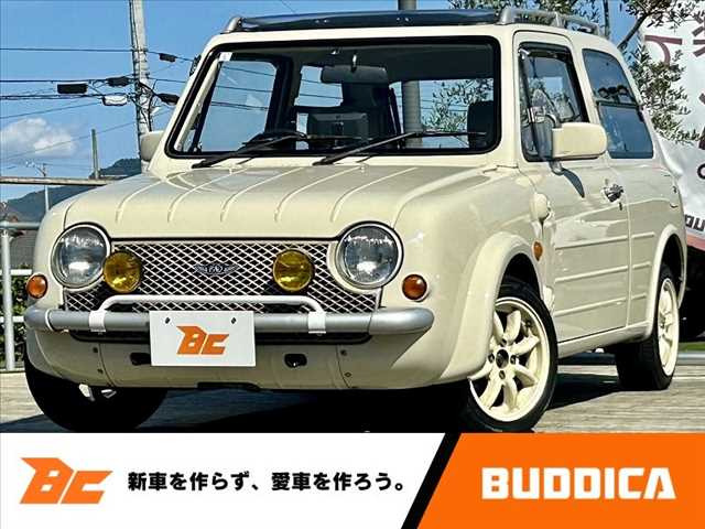 未展示　京商　1/43 ★ ニッサン　パオ　キャンバストップ　アイボリーホワイト 1/43京商(KYOSHO) 日産パオ(PAO)アイボリー♪（ニッサン パオ