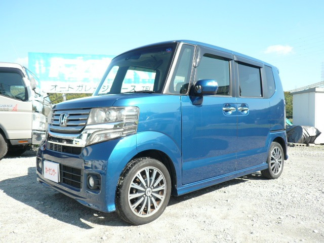 中古車 ホンダ N-BOXカスタム G ターボ SSパッケージ の中古車詳細 (104,000km, ブルーメタリック, 鳥取県, 61万円) |  中古車情報・中古車検索なら【車選びドットコム（車選び.com）】