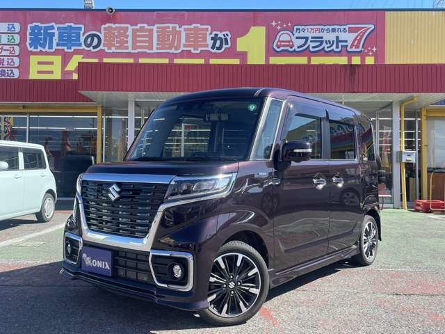 中古車 スズキ スペーシアカスタム ハイブリッド(HYBRID) XSターボ ワンオーナー の中古車詳細 (21,000km, パープル, 千葉県,  174.9万円) | 中古車情報・中古車検索なら【車選びドットコム（車選び.com）】