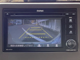 バックカメラはワイドカメラになっていますので、3種類の映像が選択可能です☆これはワイドビュー♪