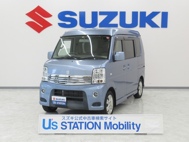 中古車 スズキ エブリイワゴン PZターボスペシャル ハイルーフ 4WD の中古車詳細 (48,000km, ブリーズブルーメタリック, 東京都,  84.7万円) | 中古車情報・中古車検索なら【車選びドットコム（車選び.com）】