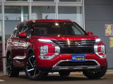 【中古車情報】三菱 アウトランダー PHEV 2.4 G 4WD 地デジ純正ナビ全方位カメラETC7人乗り の中古車詳細（走行距離：1万km、カラー：レッドダイヤモンド、販売地域：群馬県富岡市黒川）