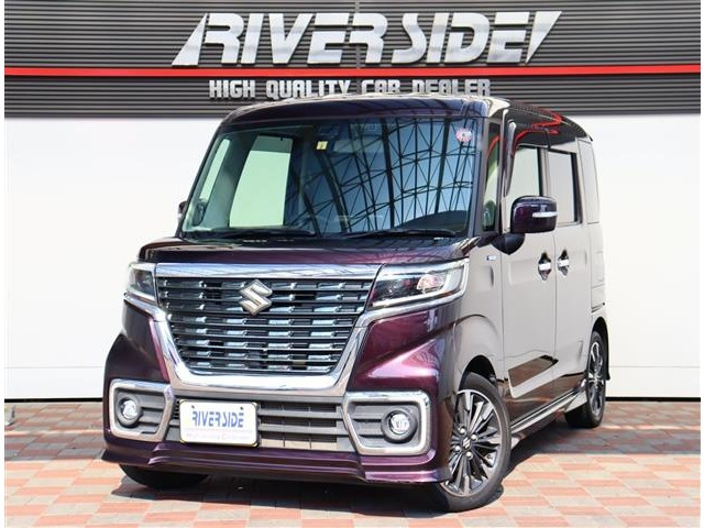 中古車 スズキ スペーシアカスタム ハイブリッド(HYBRID) XSターボ 社外メモリーナビバックカメラクルコン の中古車詳細 (41,000km,  パープル, 神奈川県, 142万円) | 中古車情報・中古車検索なら【車選びドットコム（車選び.com）】