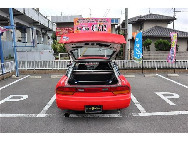 日産 180SX 2.0 タイプR 赤全塗装 5MT ターボ ボンネット改 の