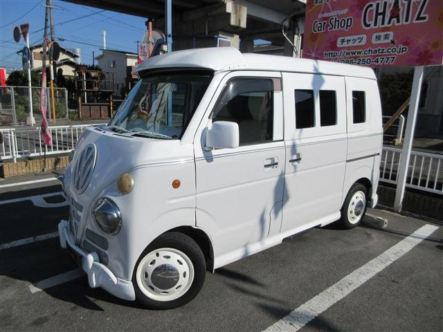 中古車 スズキ エブリイワゴン PZターボスペシャル ターボ エアロパーツ 全塗装 の中古車詳細 (97,000km, ホワイト, 岡山県,  117万円) | 中古車情報・中古車検索なら【車選びドットコム（車選び.com）】