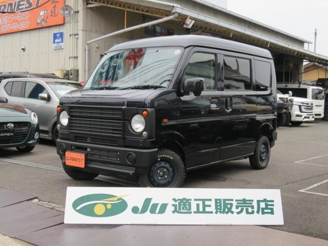 エブリイ PC 4WD 4AT セーフBカメラ4WD ダムド/リトルD デイスプレイオーディオ