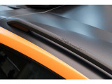 Roof lining and A pillers in Alcantara