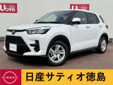 日産サティオ徳島藍住店のライズをご覧頂きありがとうございます♪5ナンバーとは思えない迫力と存在感!!俊敏な走りを予感させる力強いフロントグリルなど、SUVデザインらしいアクティブなデザイン☆