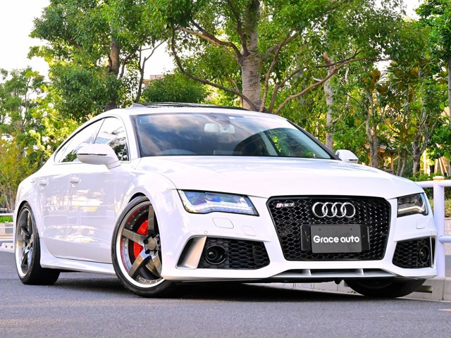 A7スポーツバック 3.0 TFSI クワトロ 4WD サンル-フ RS仕様 社外マフラ- WORK20inc