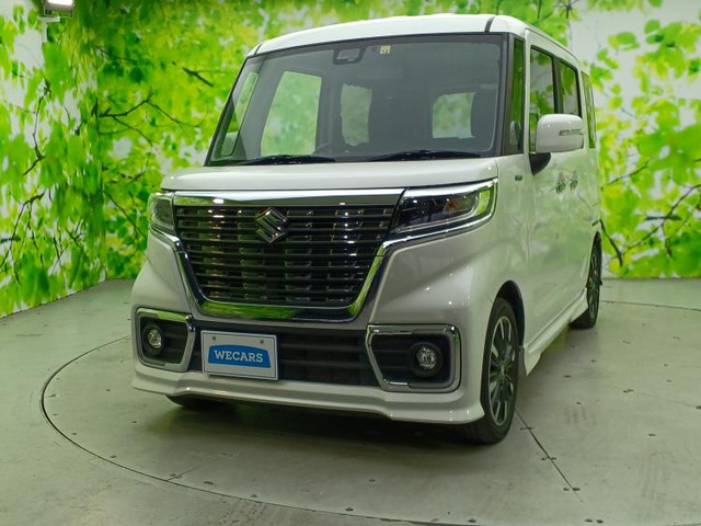 スペーシアカスタム MK32S フロントグリル イルミ白（美品