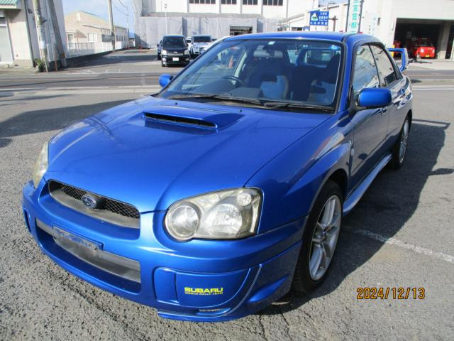 中古車 スバル インプレッサWRX 2.0 WRX STI 2003 Vリミテッド 4WD の中古車詳細 (172,100km, ブルー/ブルー,  愛媛県, 77万円) | 中古車情報・中古車検索なら【車選びドットコム（車選び.com）】