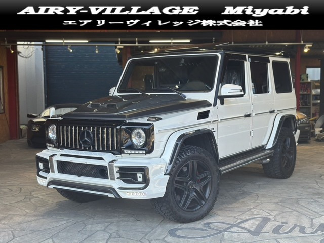 Gクラス AMG G63 4WD ユーザー買取車/AZRエアロ/ワイドナビ/SR