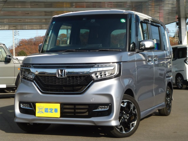 N-BOXカスタム G L ターボ ホンダセンシング 地デジフルセグ純正7インチナビBカメラ