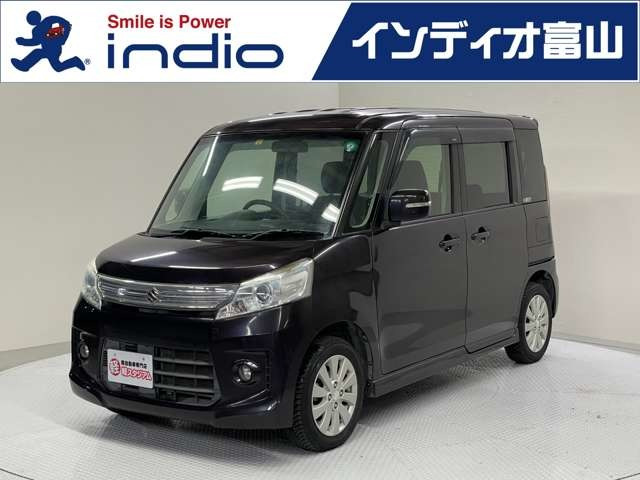 スペーシアカスタム XS 社外ナビ スマートキー 純正アルミ HID