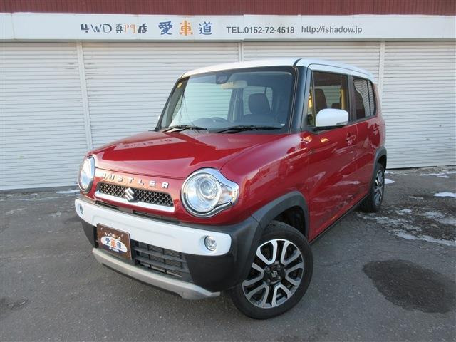 ハスラー J スタイル 4WD 寒冷地仕様 社外オーディオ AUX 冬タイヤ付
