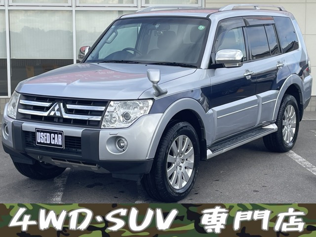 パジェロ 3.8 ロング スーパーエクシード 4WD ワンオーナー 記録簿 革シート 席ヒーター