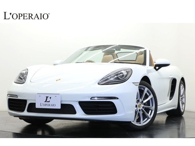 718ボクスター PDK ベージュハーフ革 純正19インチAW キセノン