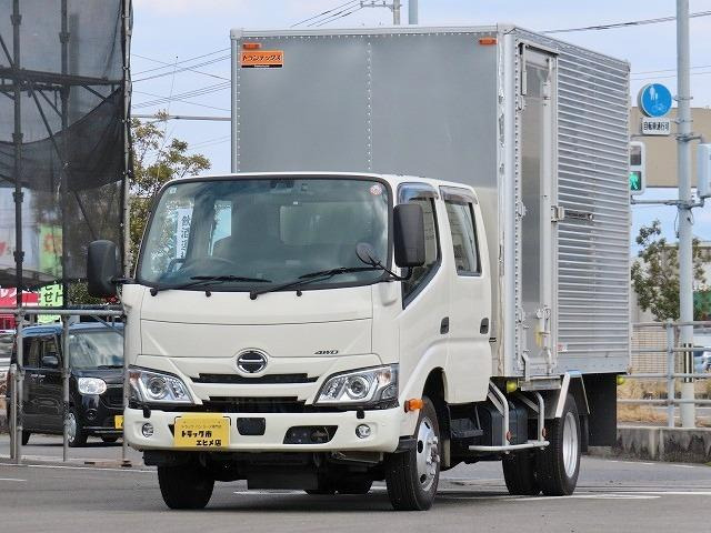 デュトロ  2t 4WD ロング Wキャブ ドライバン 内寸-長370x幅178x高211
