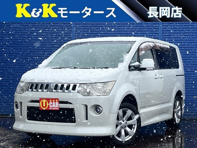デリカD:5 2.4 G パワーパッケージ 4WD ワンオーナー 電動スライドドア ナビ