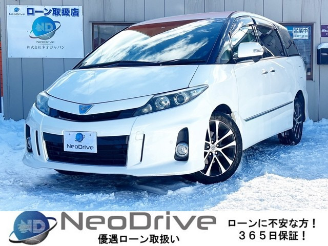 エスティマ 2.4 アエラス プレミアム エディション 4WD 本州仕入 ナビ 両Pスラ 後席...