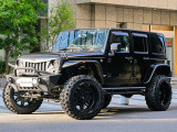 ラングラー アンリミテッド サハラ 4WD RBP22in リフトUP 社外マフラ- 社外バンパ-
