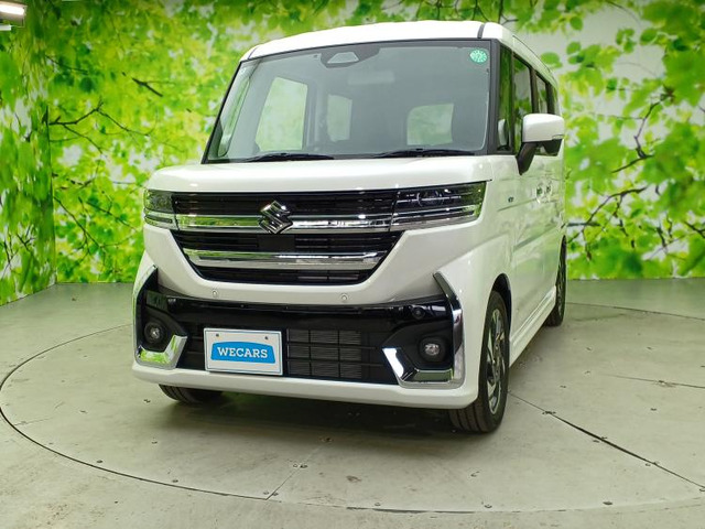 MK42S スペーシアカスタム　フロントグリル　白イルミ 青イルミから白イルミに（スズキ スペーシアカスタム・MK42S）by